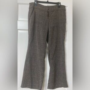 New York & Company Women's Brown Wideleg Trousers